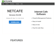 Tablet Screenshot of netcafesystem.com